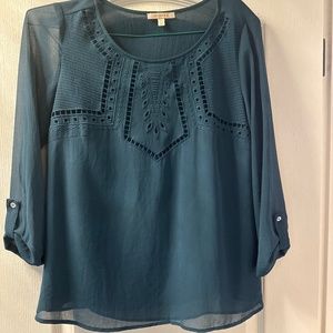 Stitchfix skies are blue blouse size M, never worn